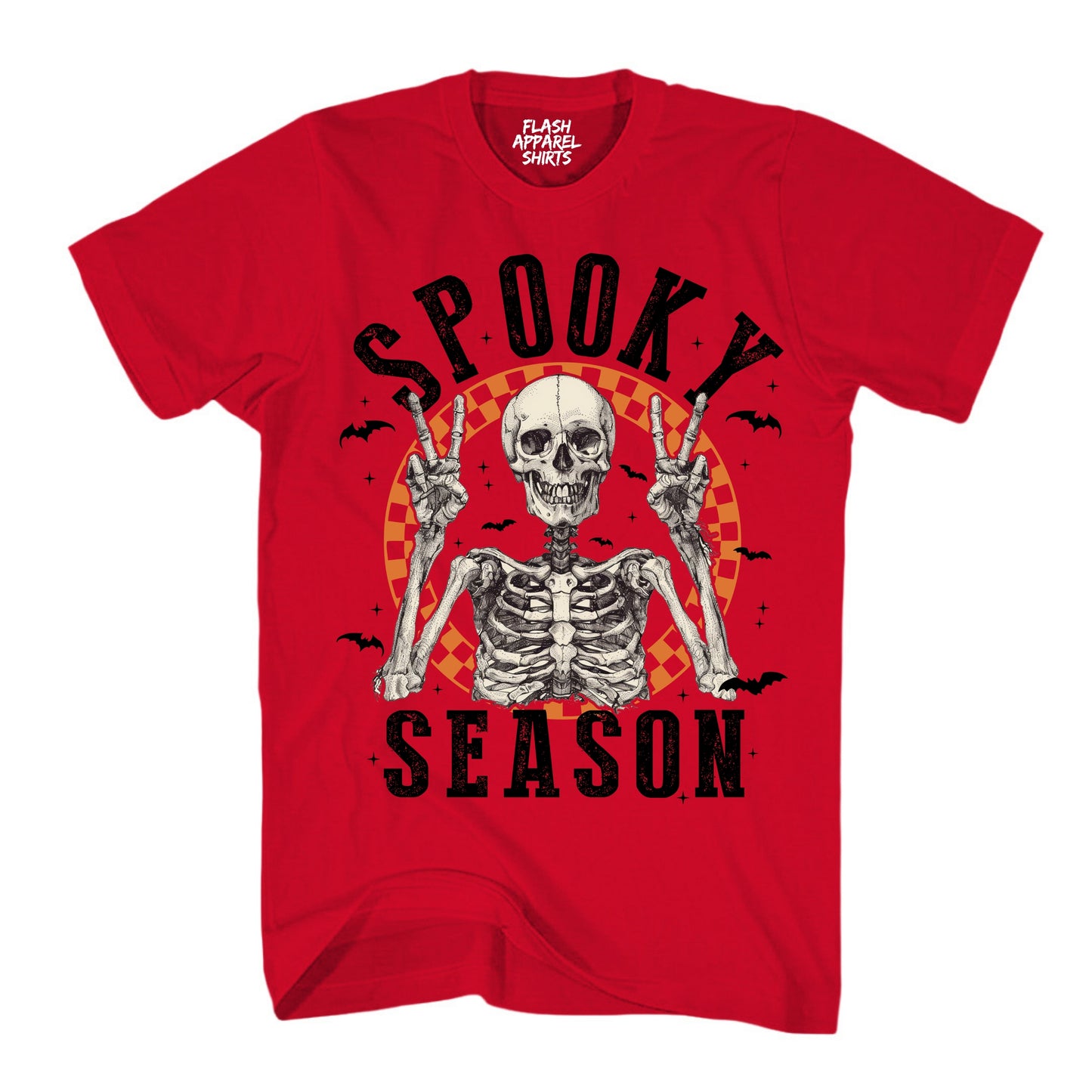 Halloween Shirt Vintage Retro Skeleton Scary Spooky Season Funny Tee Costume T-Shirt Novelty Gift T Shirt