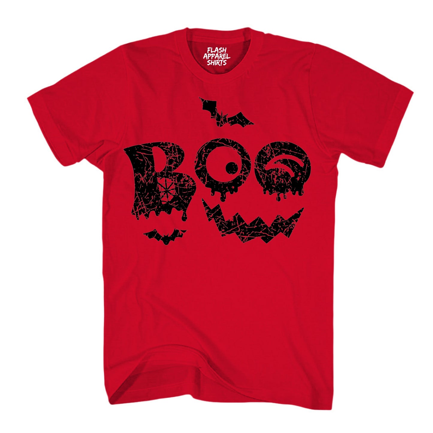 Halloween Shirt Vintage Boo Funny Tee Costume T-Shirt Gift Spooky Spiderweb Bats