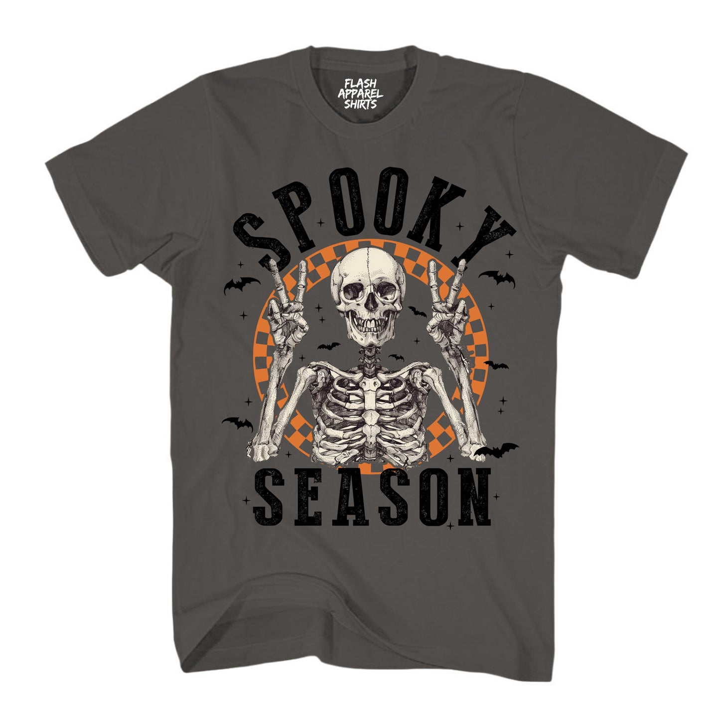 Halloween Shirt Vintage Retro Skeleton Scary Spooky Season Funny Tee Costume T-Shirt Novelty Gift T Shirt