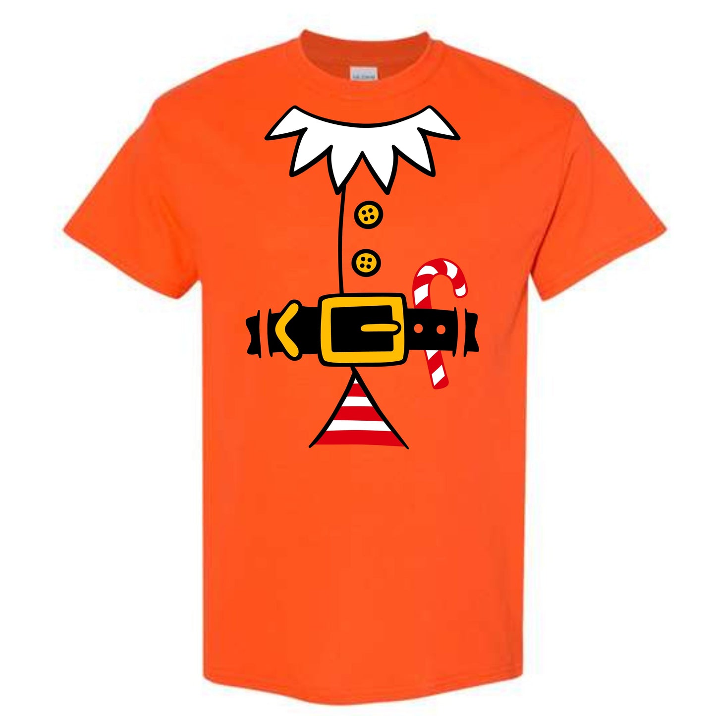 Christmas Red Elf Suit Costume T-Shirt