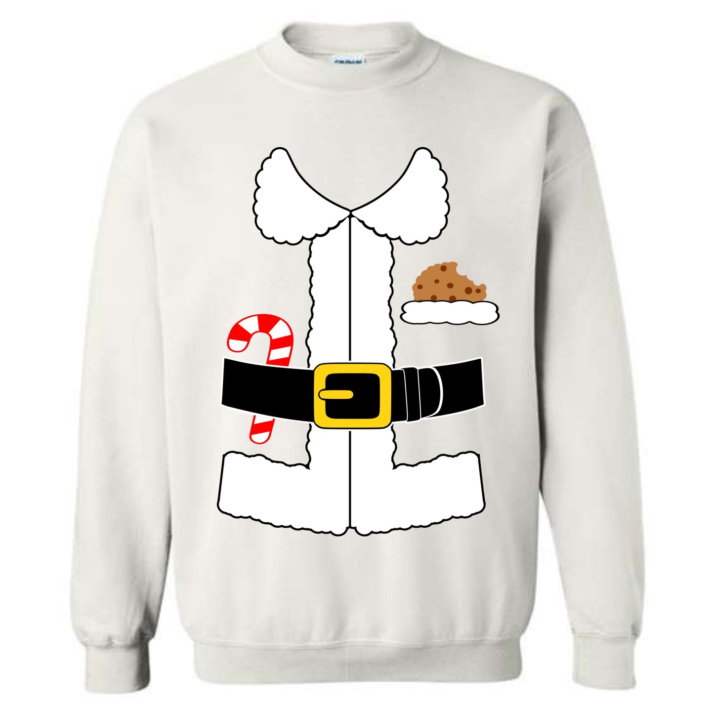 Christmas Santa Claus Suit Costume Crewneck Sweatshirt