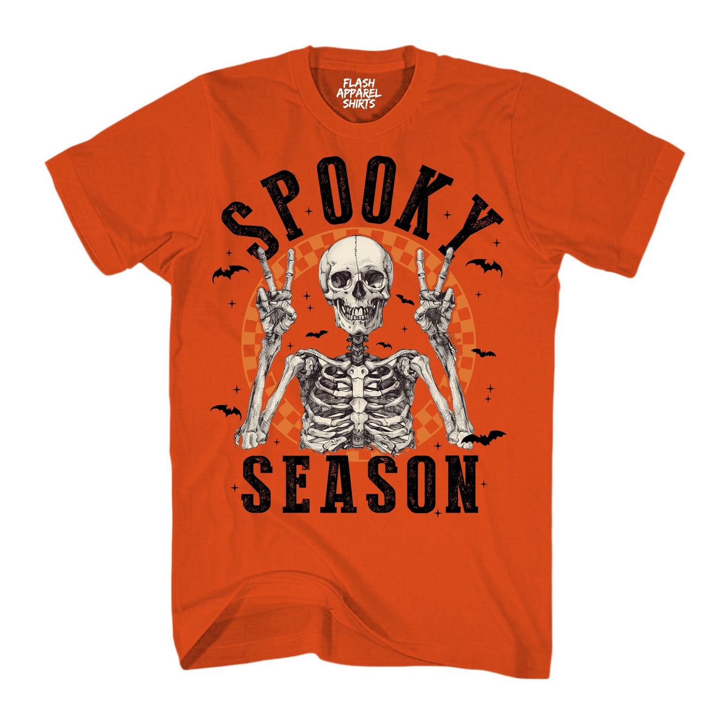 Halloween Shirt Vintage Retro Skeleton Scary Spooky Season Funny Tee Costume T-Shirt Novelty Gift T Shirt
