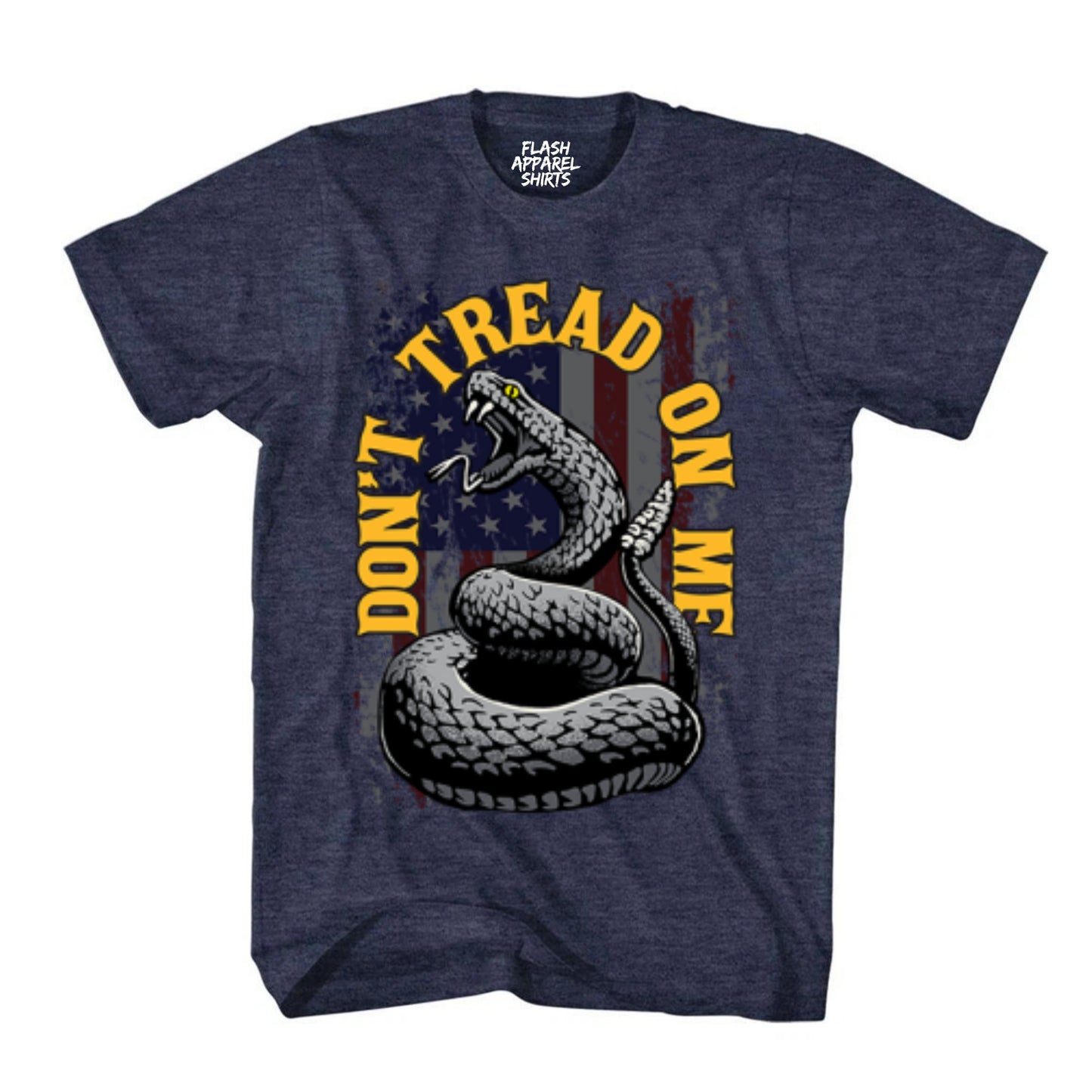 Don't Tread on Me USA Gadsden Flag Snake We the People T Shirt Patriotic Graphic Tee Shirt