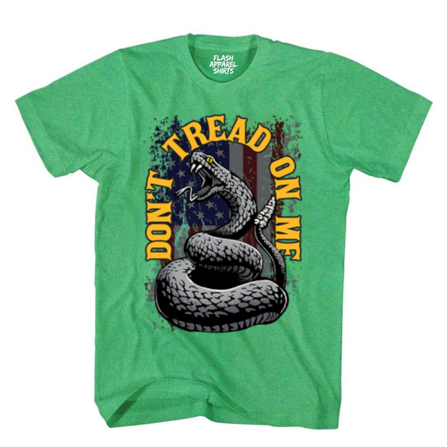 Don't Tread on Me USA Gadsden Flag Snake We the People T Shirt Patriotic Graphic Tee Shirt