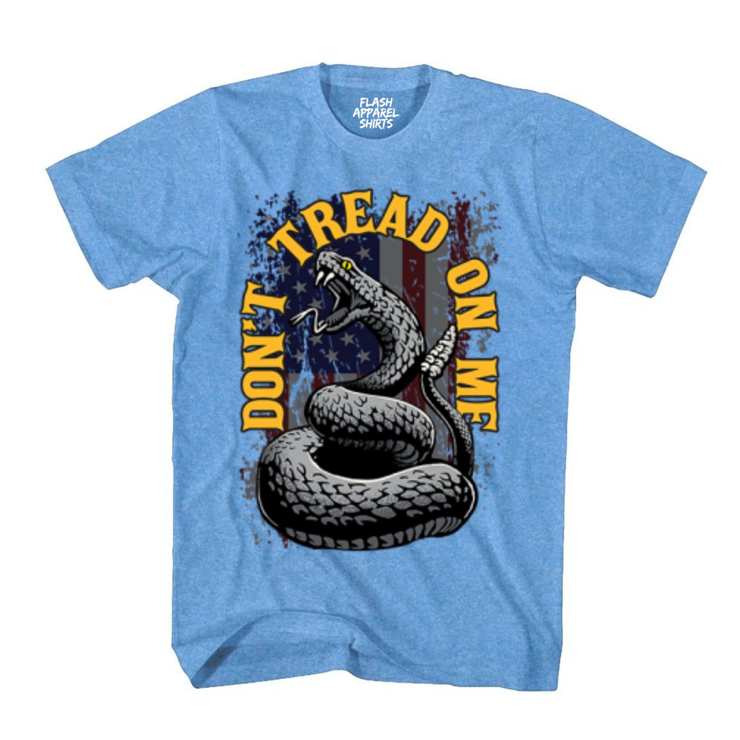 Don't Tread on Me USA Gadsden Flag Snake We the People T Shirt Patriotic Graphic Tee Shirt