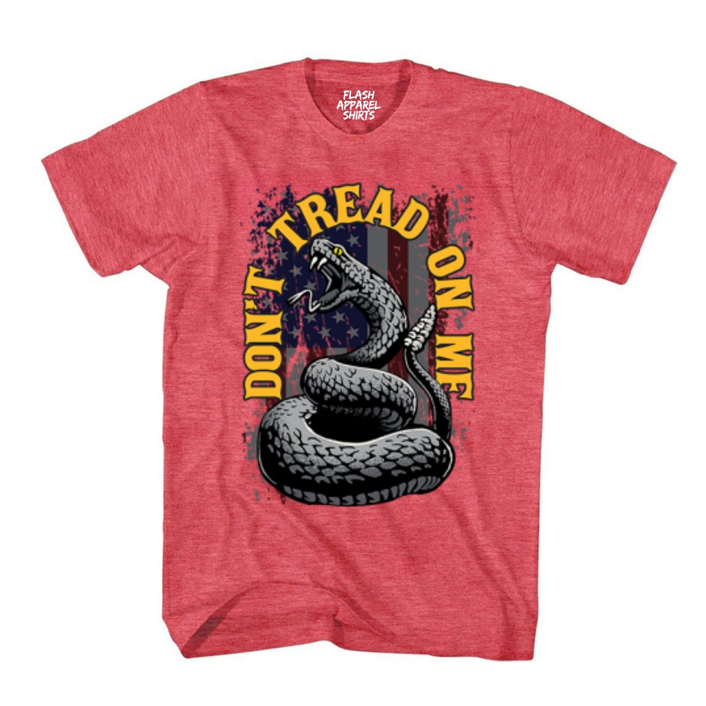 Don't Tread on Me USA Gadsden Flag Snake We the People T Shirt Patriotic Graphic Tee Shirt