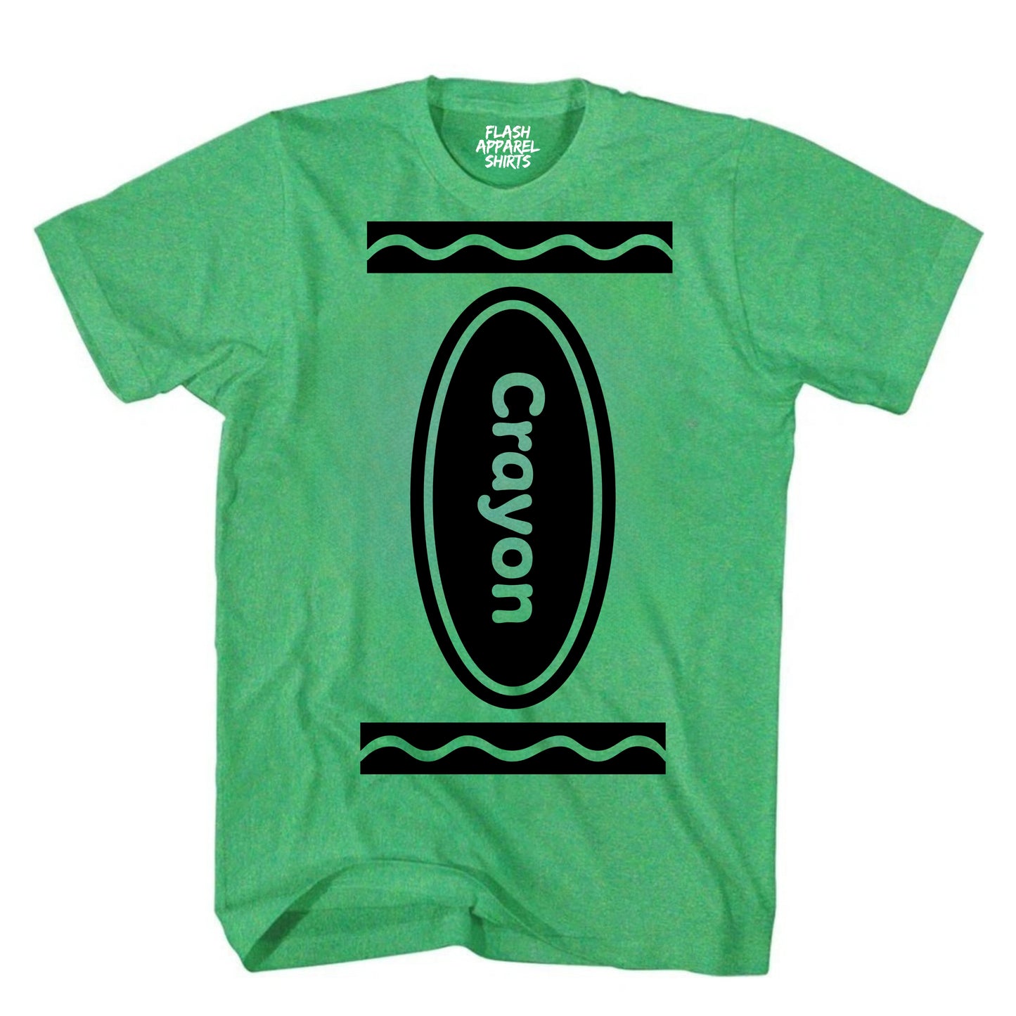 Crayon Costume Shirt Halloween Shirt Party Tee Unisex Vintage Retro Funny T-Shirt Novelty Gift T Shirt