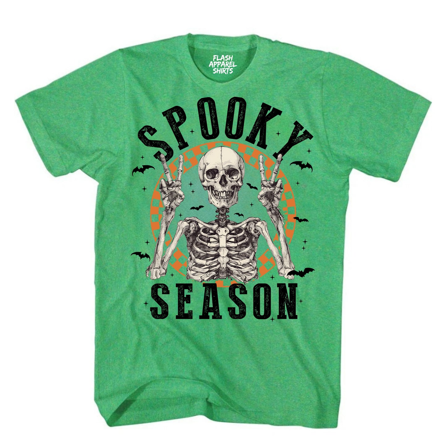 Halloween Shirt Vintage Retro Skeleton Scary Spooky Season Funny Tee Costume T-Shirt Novelty Gift T Shirt