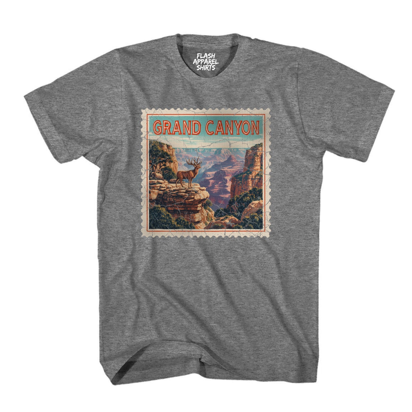Grand Canyon National Park Arizona Souvenir Shirt Stamp TShirt USA Camping Hiking T-Shirt Outdoor Wildlife Nature Tee