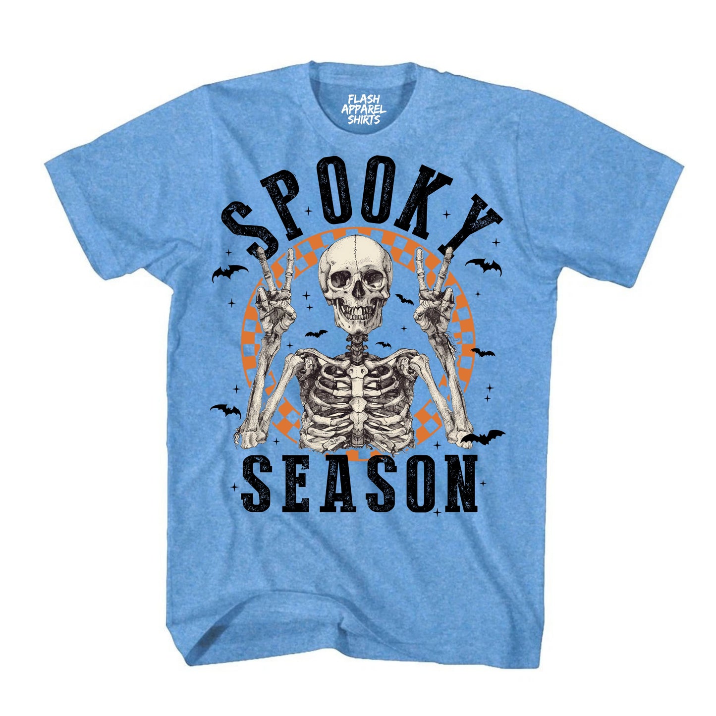 Halloween Shirt Vintage Retro Skeleton Scary Spooky Season Funny Tee Costume T-Shirt Novelty Gift T Shirt