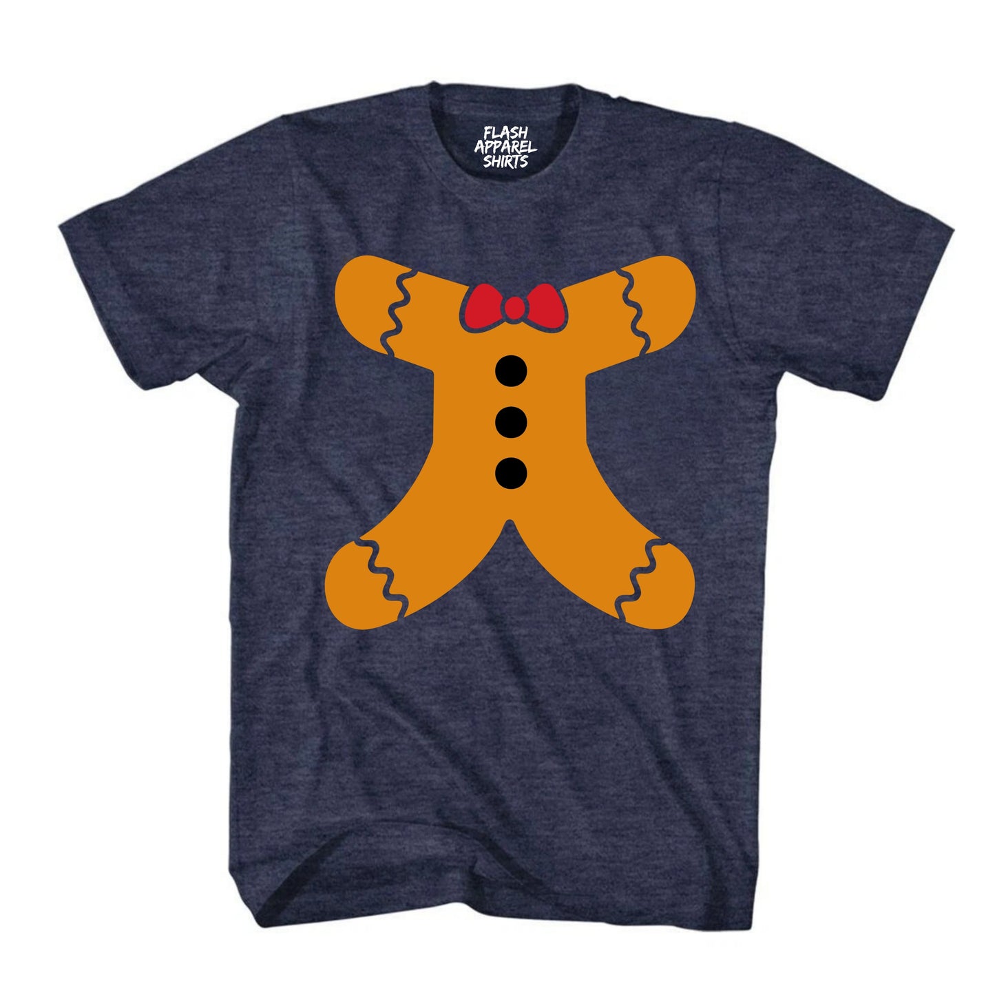 Christmas Gingerbread Man Body Holiday T-Shirt