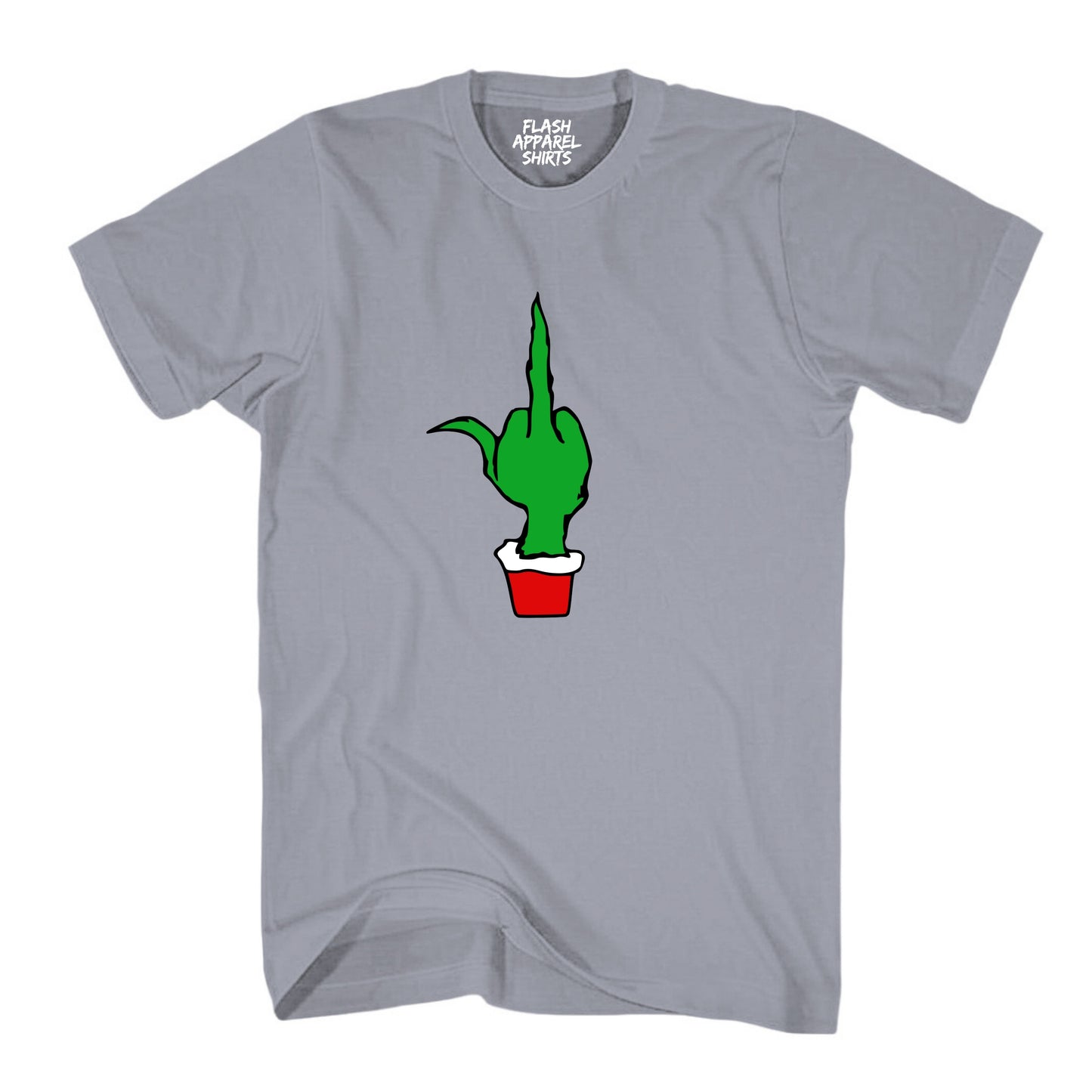 Funny Elf Shirt Green Finger Holiday Style Family Christmas Tee Costume T-Shirt