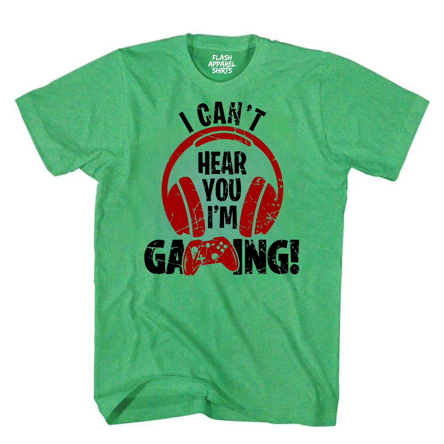 Can't Hear You I'm Gaming Shirt Graphic Tees Controller Gaming Gamer Novelty Funny T Shirt