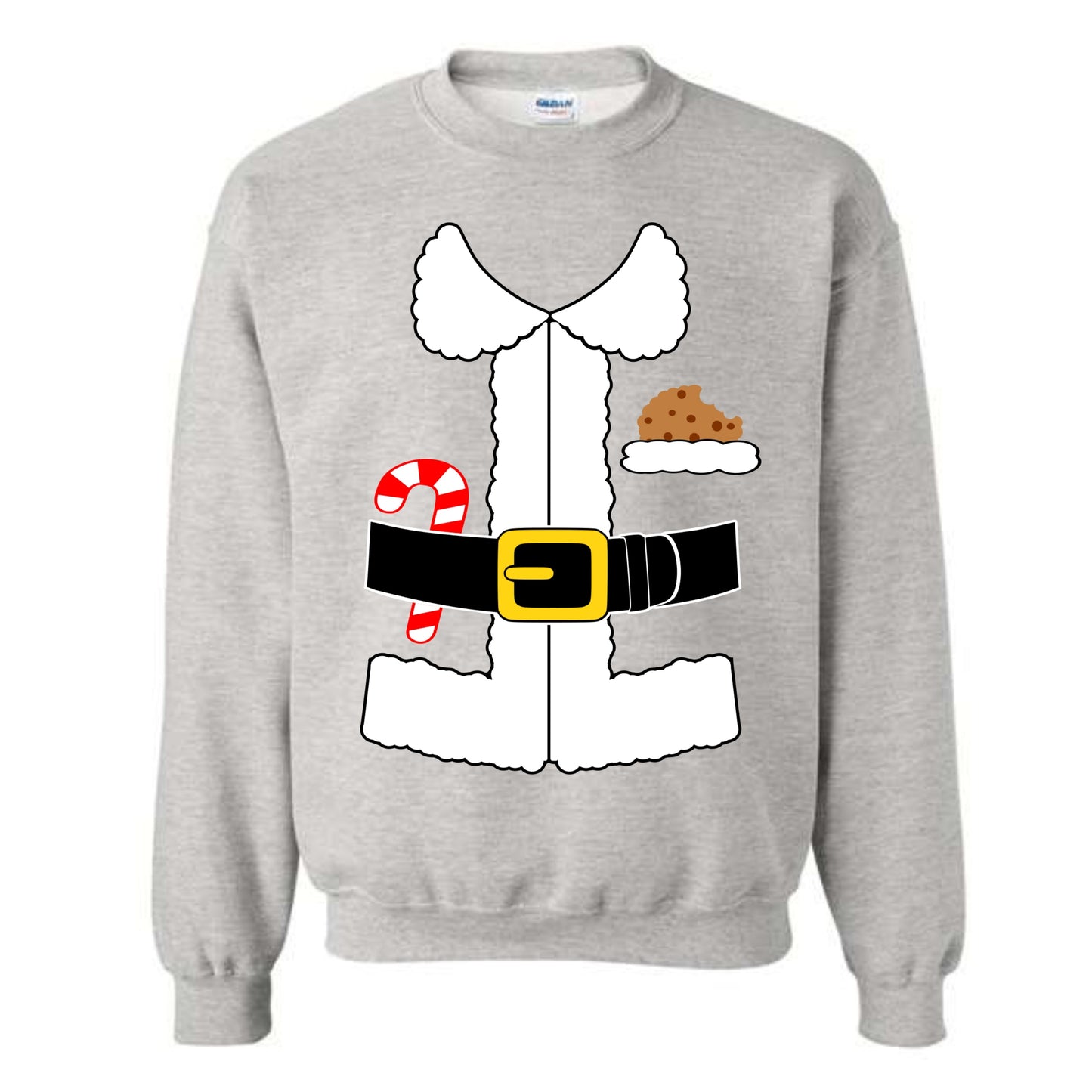 Christmas Santa Claus Suit Costume Crewneck Sweatshirt