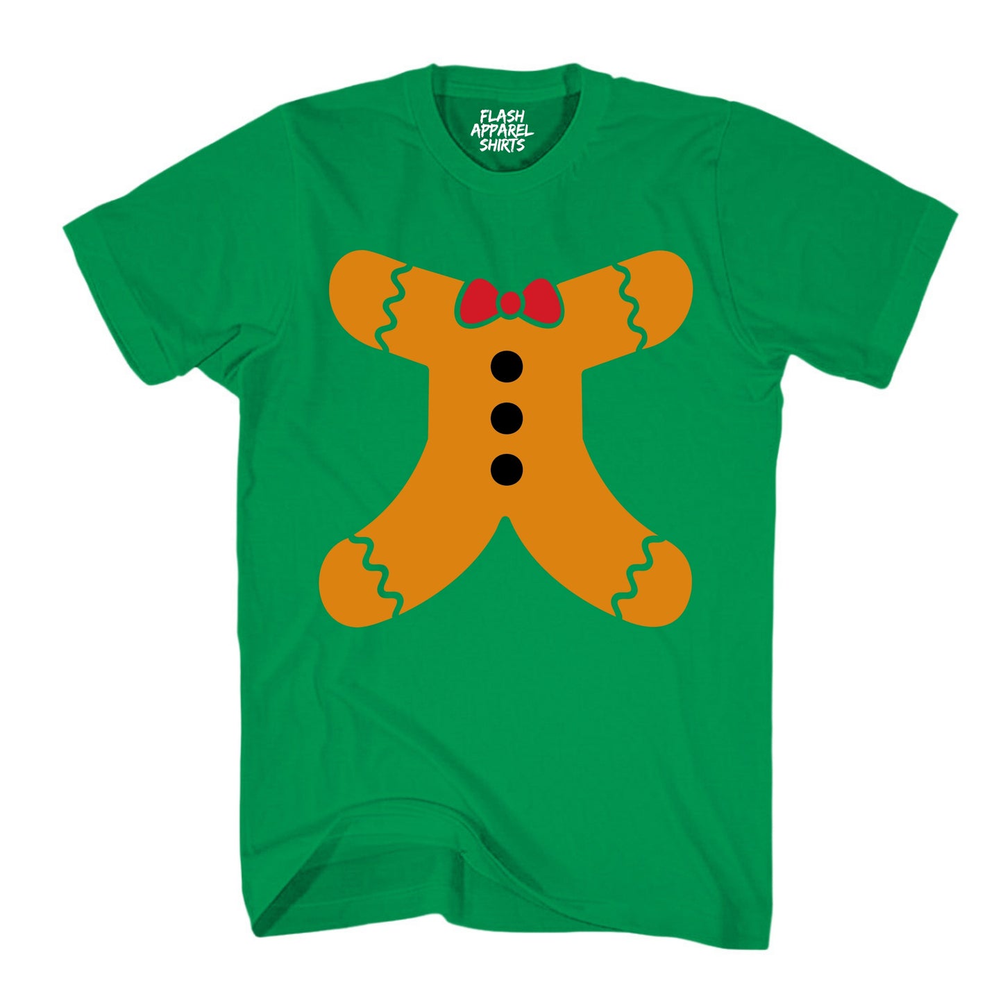 Christmas Gingerbread Man Body Holiday T-Shirt