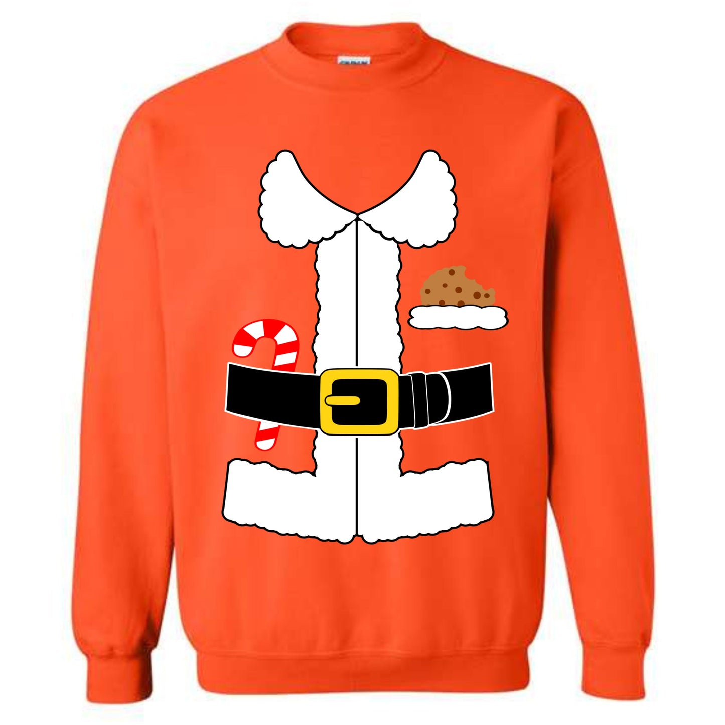 Christmas Santa Claus Suit Costume Crewneck Sweatshirt