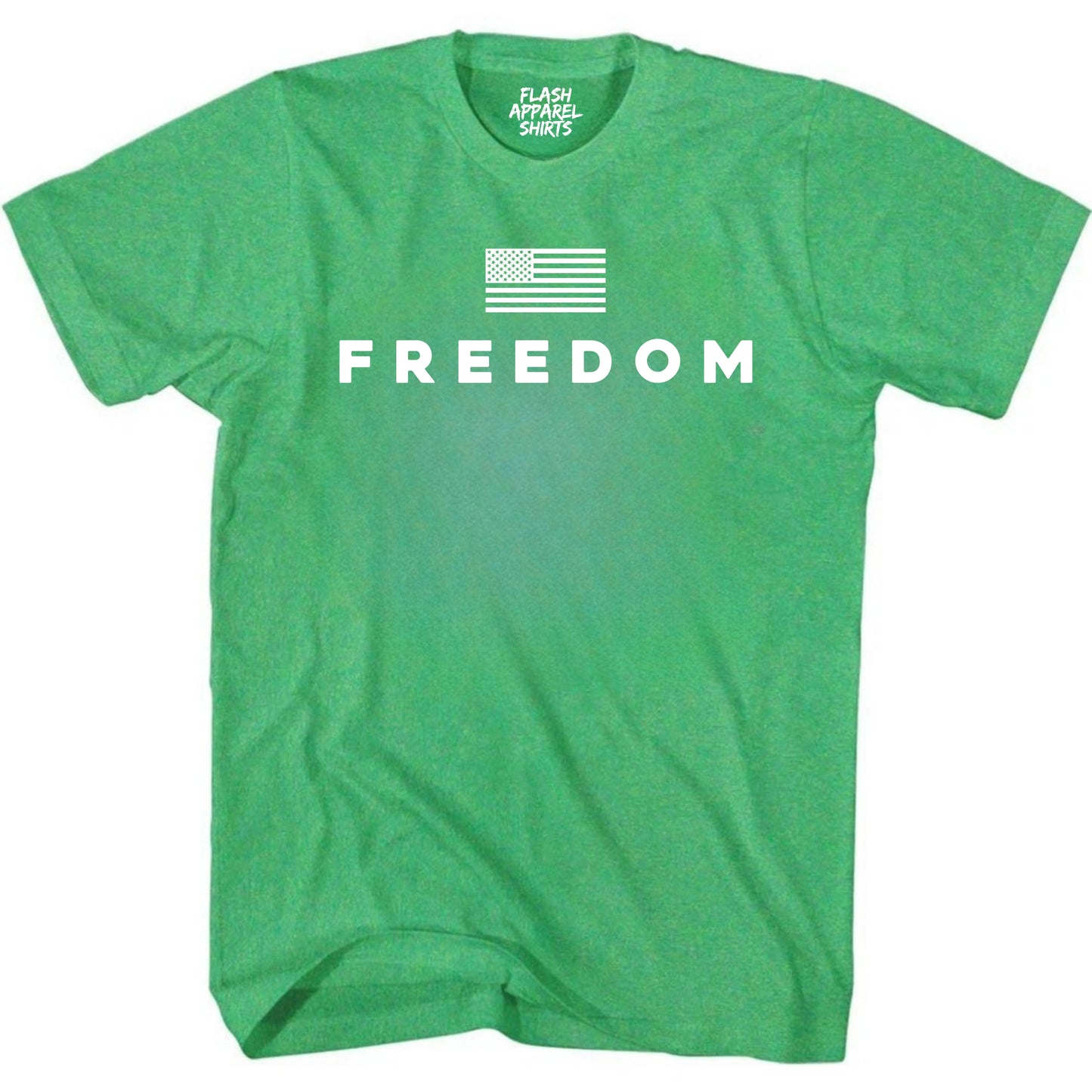 Freedom Shirt Freedom Text Flag T Shirt for Men & Women Patriotic Men's Tshirts Graphic Tee Unisex Adult Tee