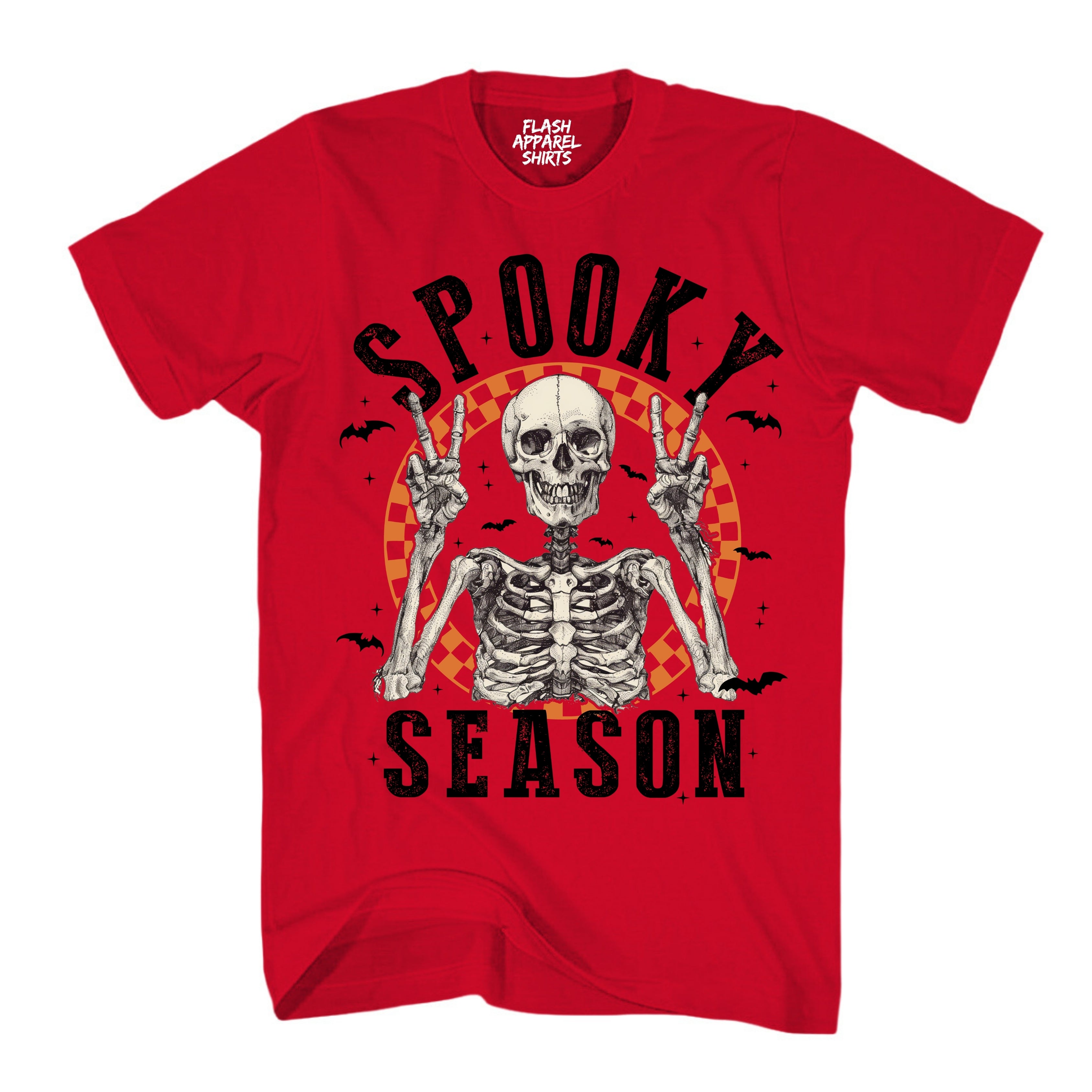 Halloween Shirt Vintage Retro Skeleton Scary Spooky Season Funny Tee Costume T-Shirt Novelty Gift T Shirt