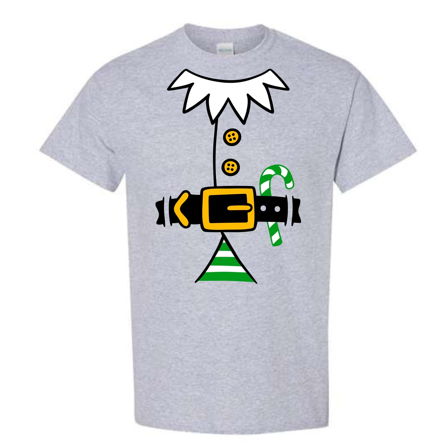 Christmas Green Elf Suit Costume T-Shirt