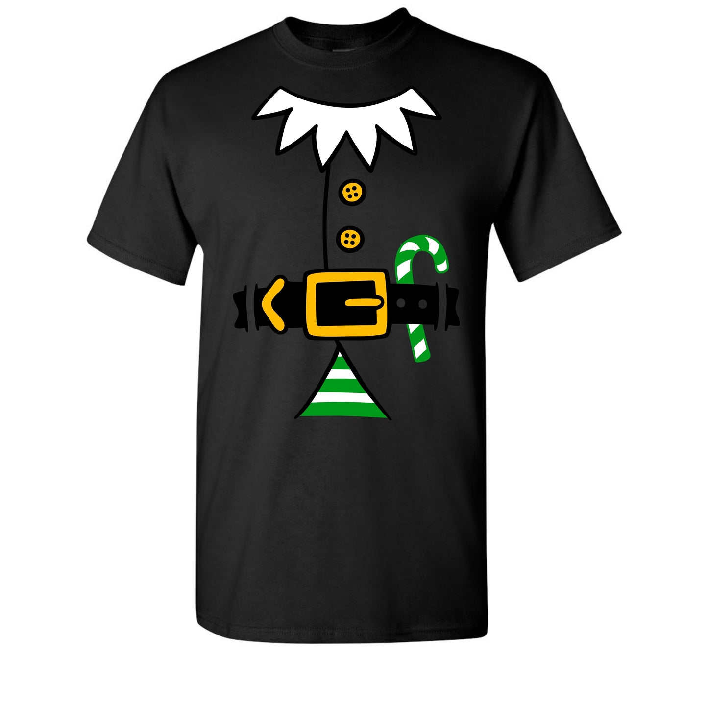 Christmas Green Elf Suit Costume T-Shirt