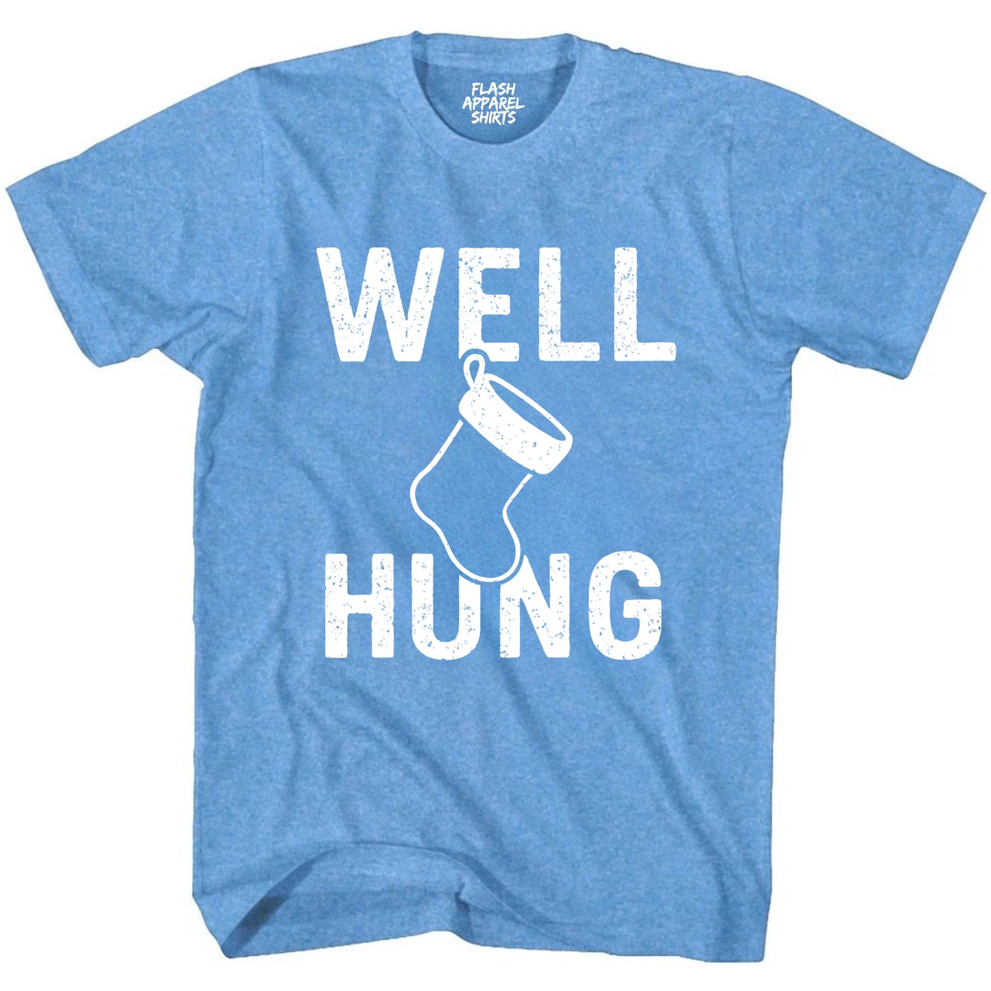 Merry Christmas Well Hung Novelty Shirt Funny Unisex Holiday T-Shirt Spirit Tee Party Gift Size Small to 5XL