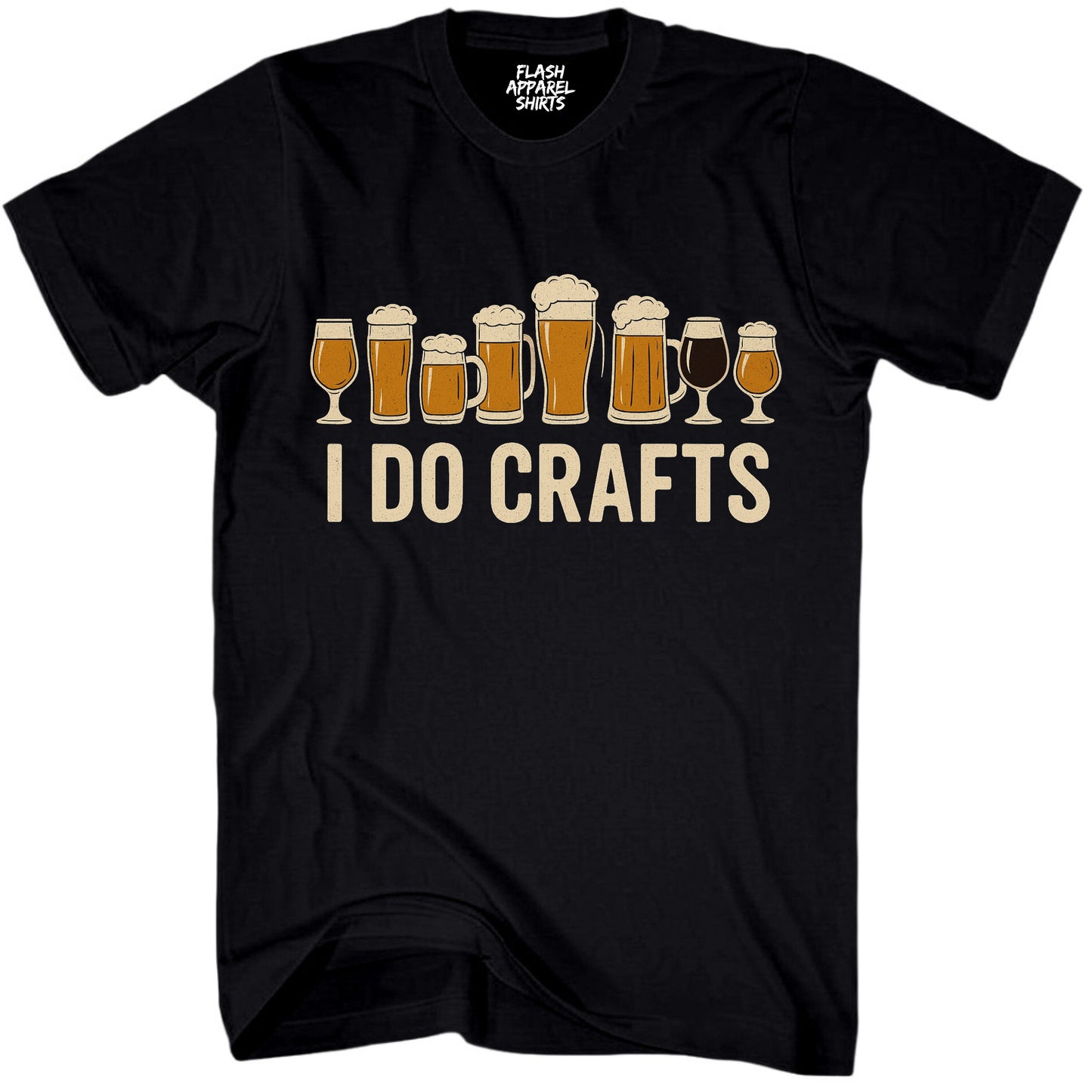Craft Beer Shirt Vintage I Do Crafts Home Brew Art T-Shirt Novelty Shirt Funny Unisex Holiday Spirit Tee Party Gift Size Small to 5XL