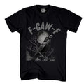 Black Crow F-Caw-F Shirt Black Bird Novelty T-Shirt Funny Moon Gothic Fcawf Adult Humor Gift Tee