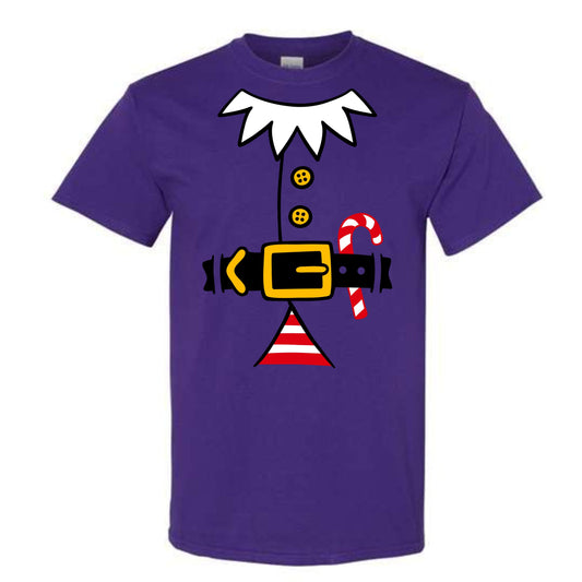 Christmas Red Elf Suit Costume T-Shirt