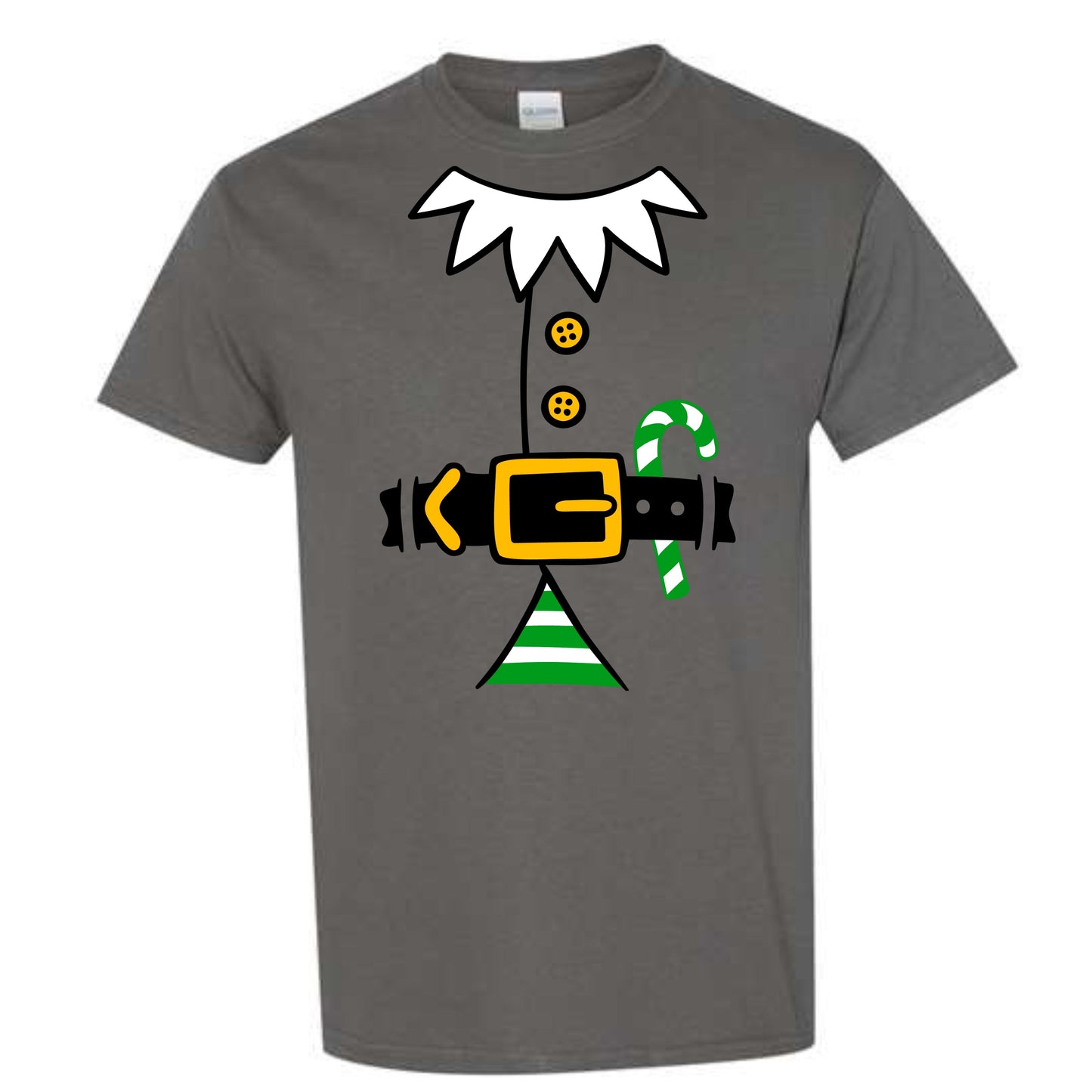 Christmas Green Elf Suit Costume T-Shirt