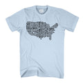 National Parks Shirt USA Map of Parks Collection Camping & Hiking T-Shirt Outdoor Wildlife Nature Tee