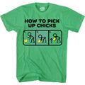 Mens Novelty Shirt How to Pick up Chicks Funny Sarcastic Sarcasm Joke Tee Funny Tee Funny Tee for Men Small to 5XL