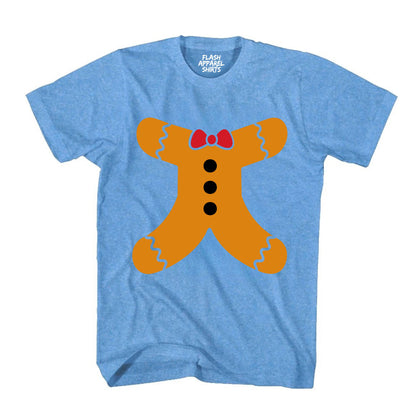 Christmas Gingerbread Man Body Holiday T-Shirt