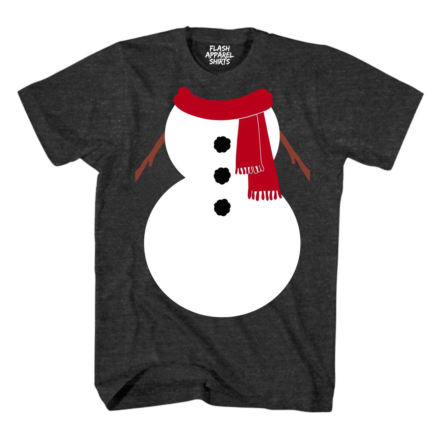 Christmas Snowman Shirt White Red Scarf Costume T-Shirt Snowman Costume Tee Suit Christmas Novelty Shirts Unisex