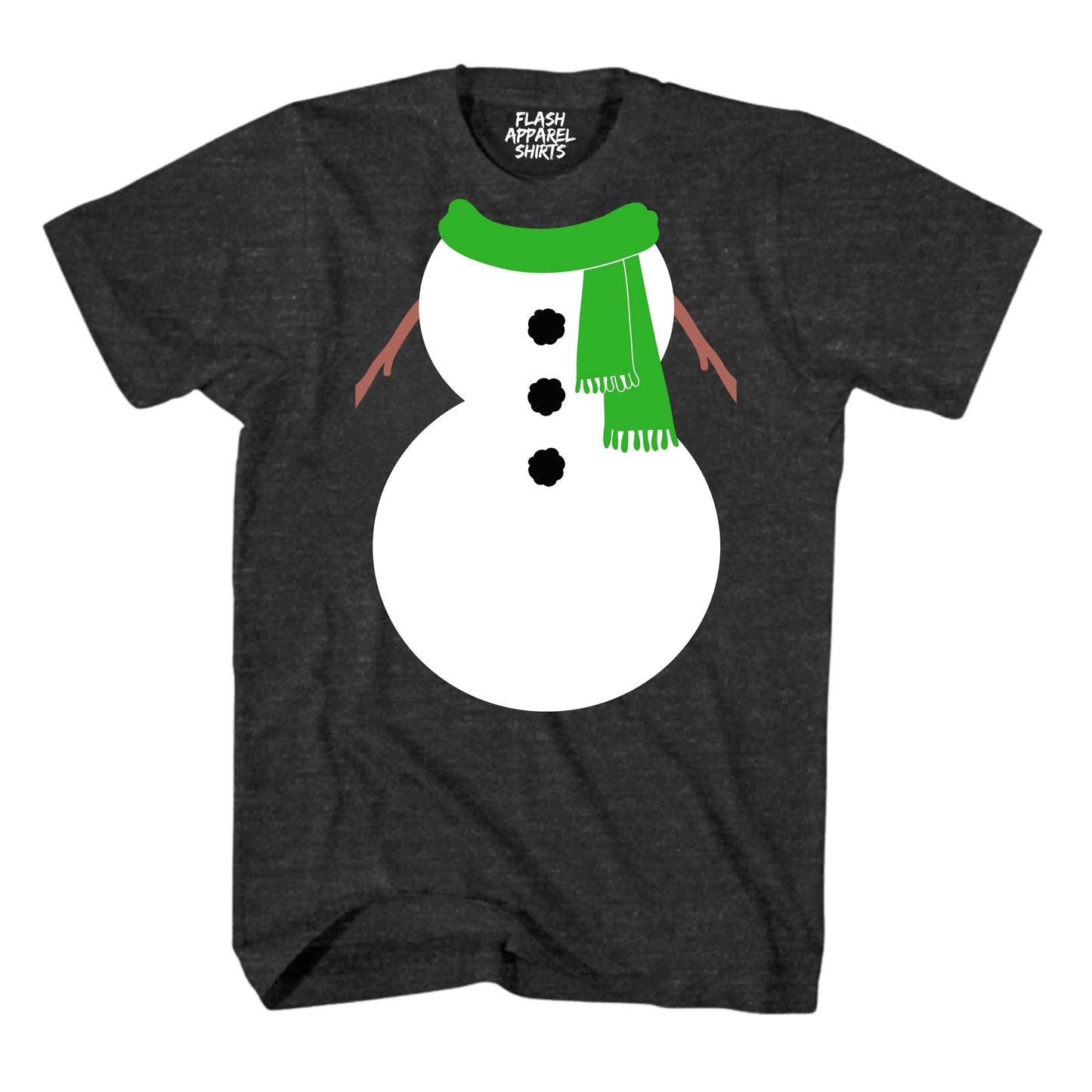 Christmas Snowman Shirt White Green Scarf Costume T-Shirt Snowman Costume Tee Suit Christmas Novelty Shirts Unisex