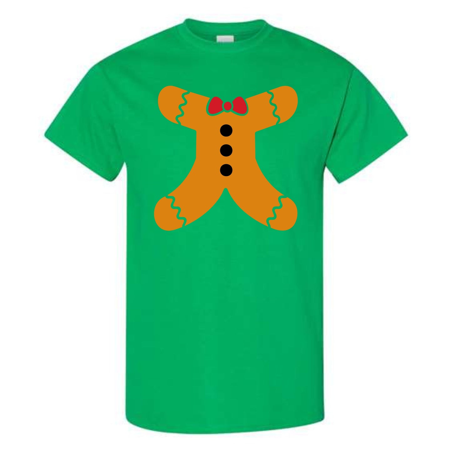 Christmas Gingerbread Man Body Holiday T-Shirt