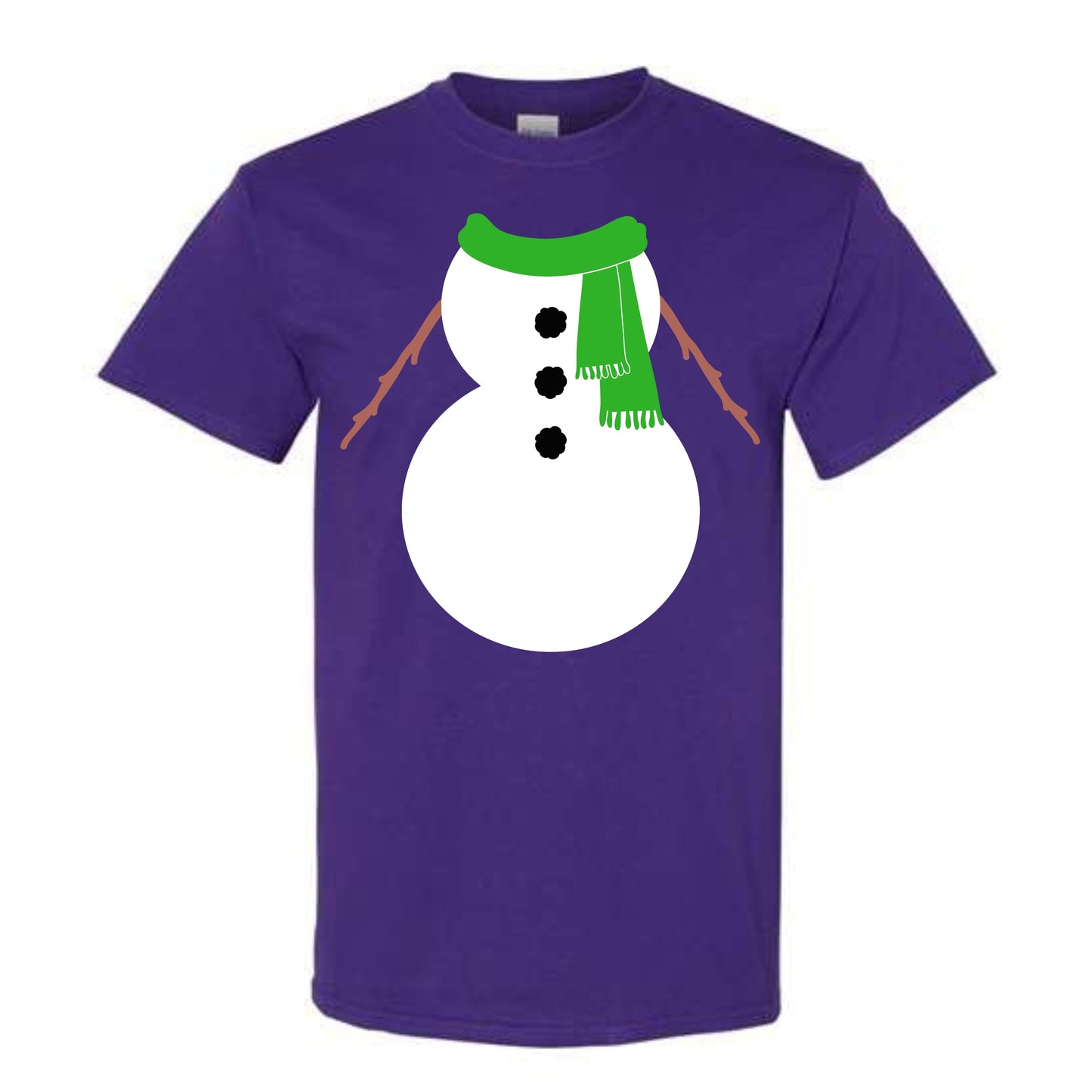 Christmas Green Snowman Suit Costume T-Shirt