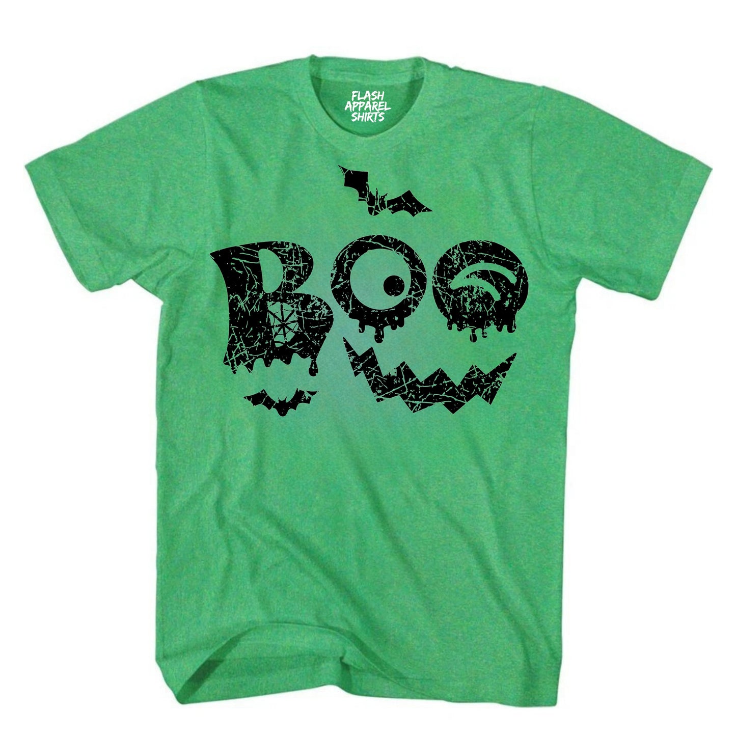 Halloween Shirt Vintage Boo Funny Tee Costume T-Shirt Gift Spooky Spiderweb Bats