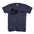 Guitar Lake Shadow Shirt Love Guitar Musician Reflection Water Moon Wilderness T-Shirt Novelty Tee Black