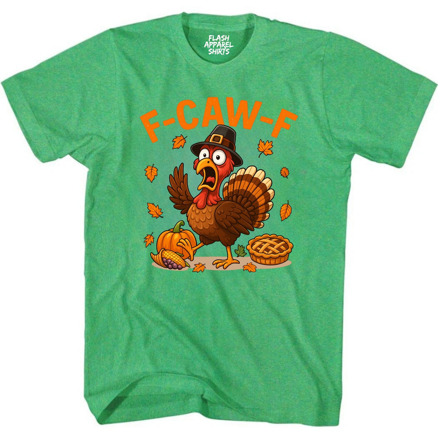 Caw Turkey Thanksgiving Shirt Gobble Bird Novelty T-Shirt Funny Adult Humor Gift Tee Shirts Men Women Small to 5XL