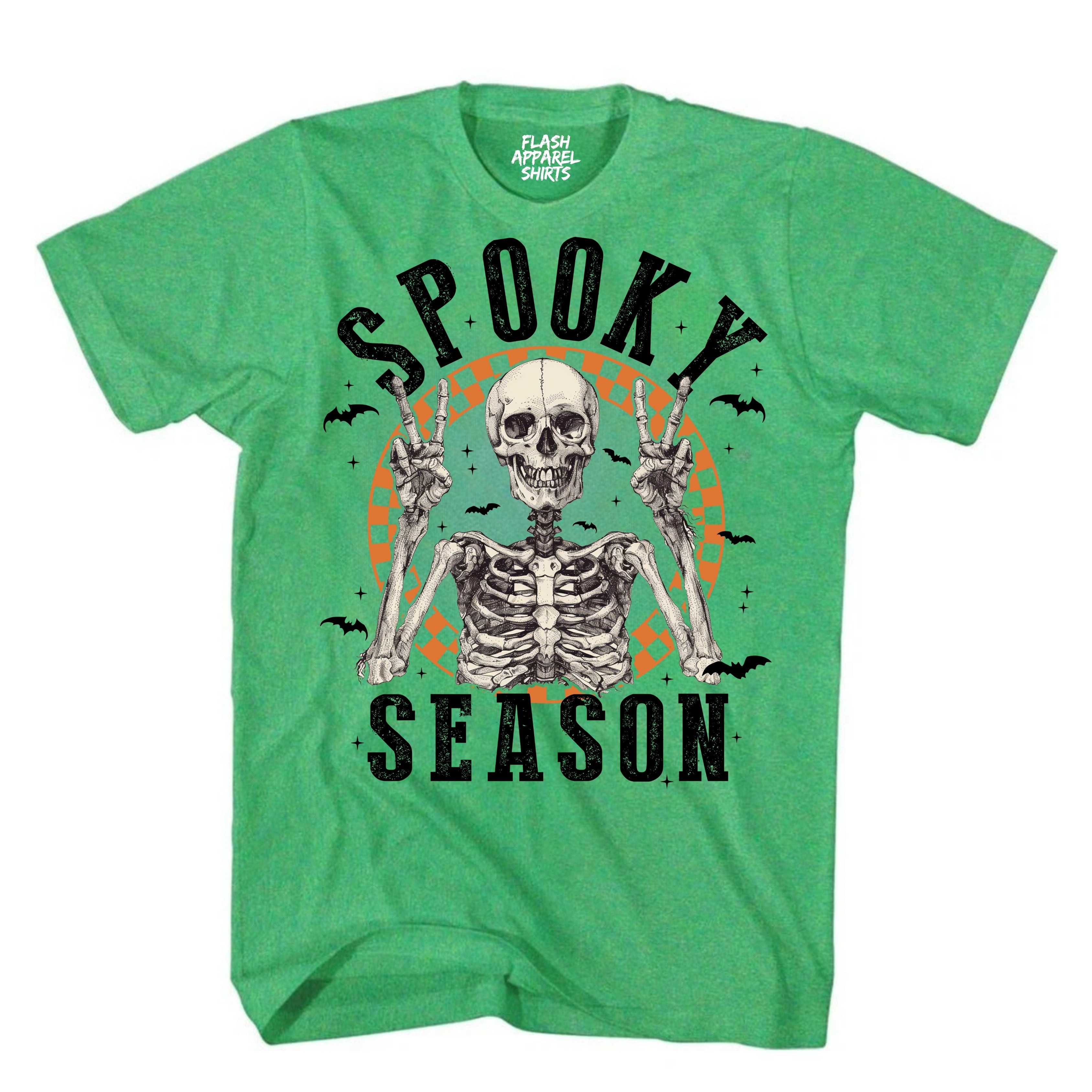 Halloween Shirt Vintage Retro Skeleton Scary Spooky Season Funny Tee Costume T-Shirt Novelty Gift T Shirt