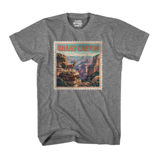 Grand Canyon National Park Arizona Souvenir Shirt Stamp TShirt USA Camping Hiking T-Shirt Outdoor Wildlife Nature Tee