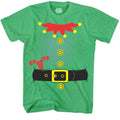 Merry Christmas Elf Novelty Costume T-Shirt Funny Unisex Holiday T-Shirt Spirit Tee Party Gift Size Small to 5XL