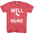 Merry Christmas Well Hung Novelty Shirt Funny Unisex Holiday T-Shirt Spirit Tee Party Gift Size Small to 5XL