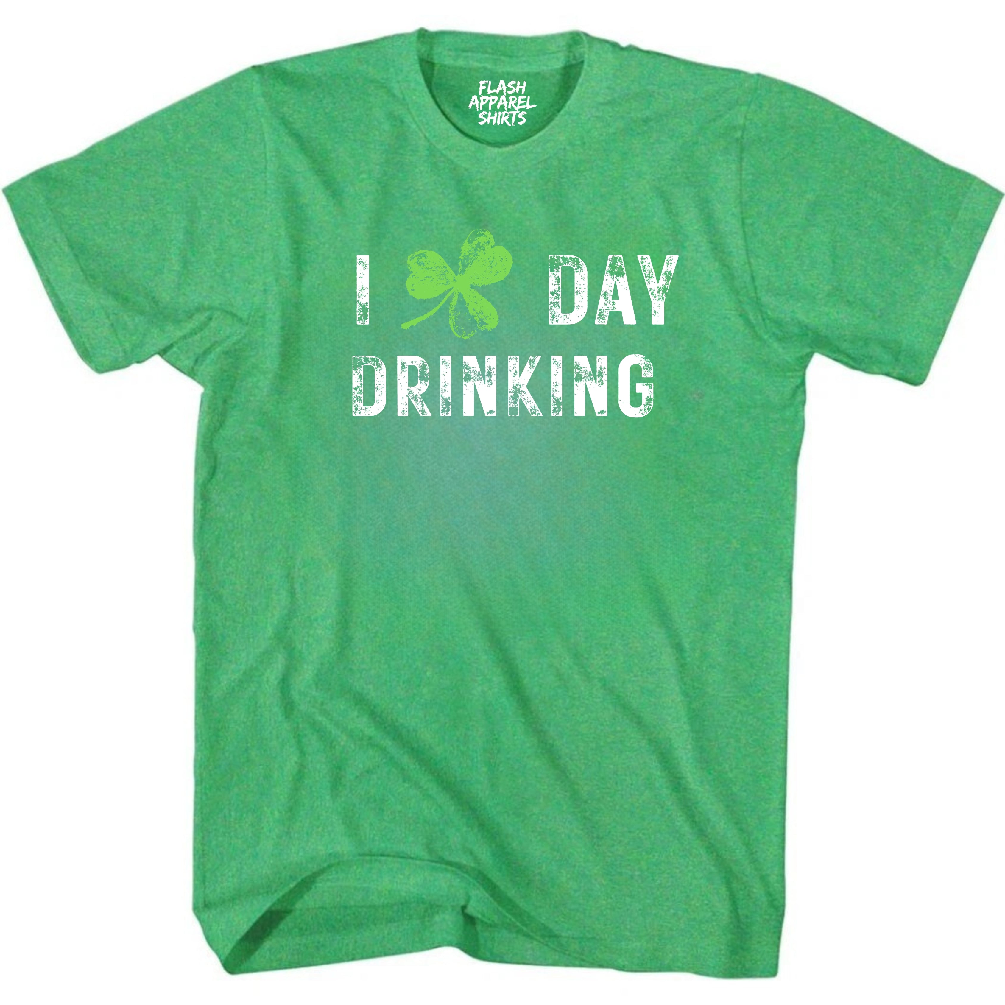 Mens St Patricks Day Shirt I Love Day Drinking T-Shirt Funny Tee for Men Funny Dad Joke Guys Novelty Vintage Graphic Small to 5XL