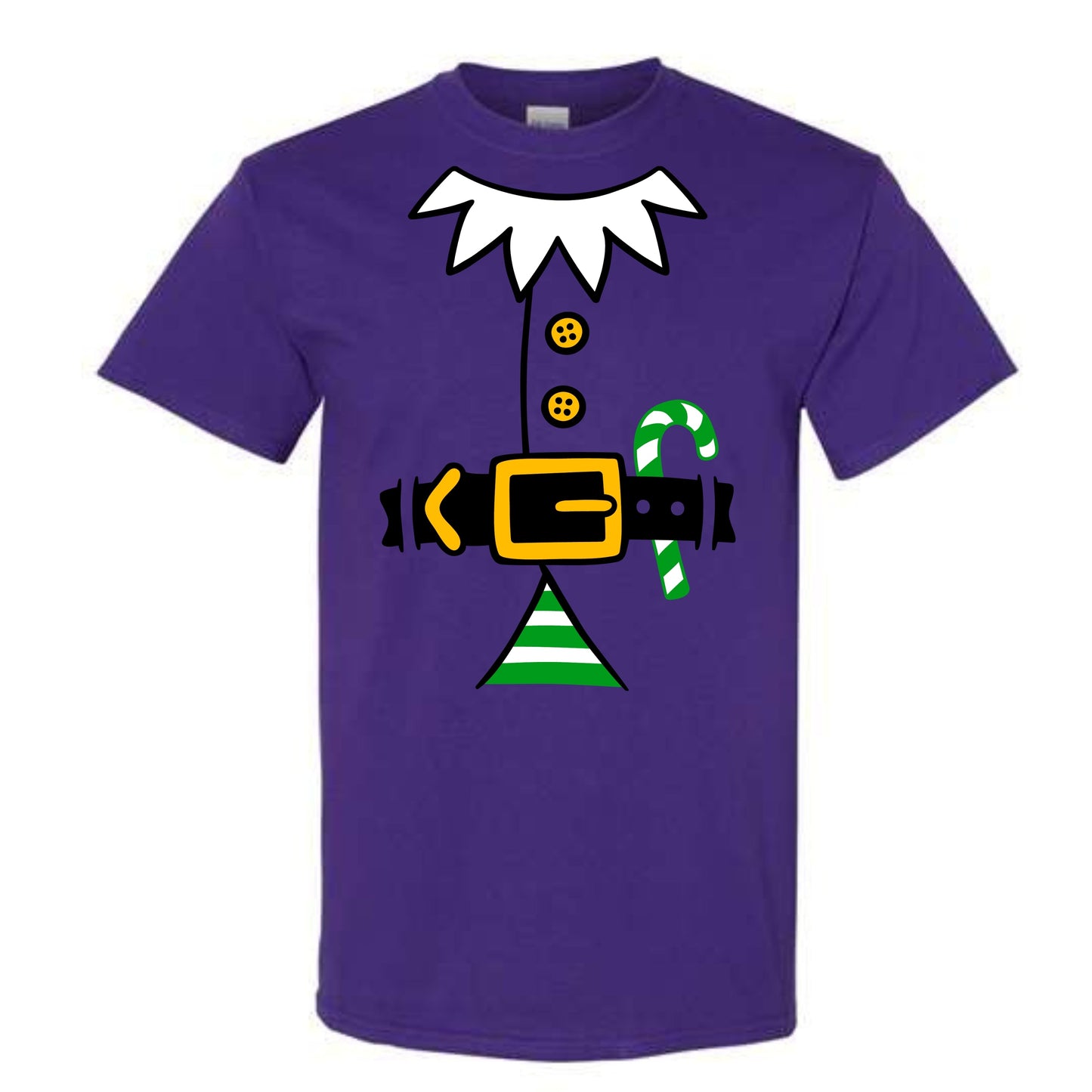 Christmas Green Elf Suit Costume T-Shirt