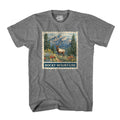 Rocky Mountain National Park Colorado Moose Shirt Stamp TShirt USA Camping Hiking T-Shirt Outdoor Wildlife Nature Tee