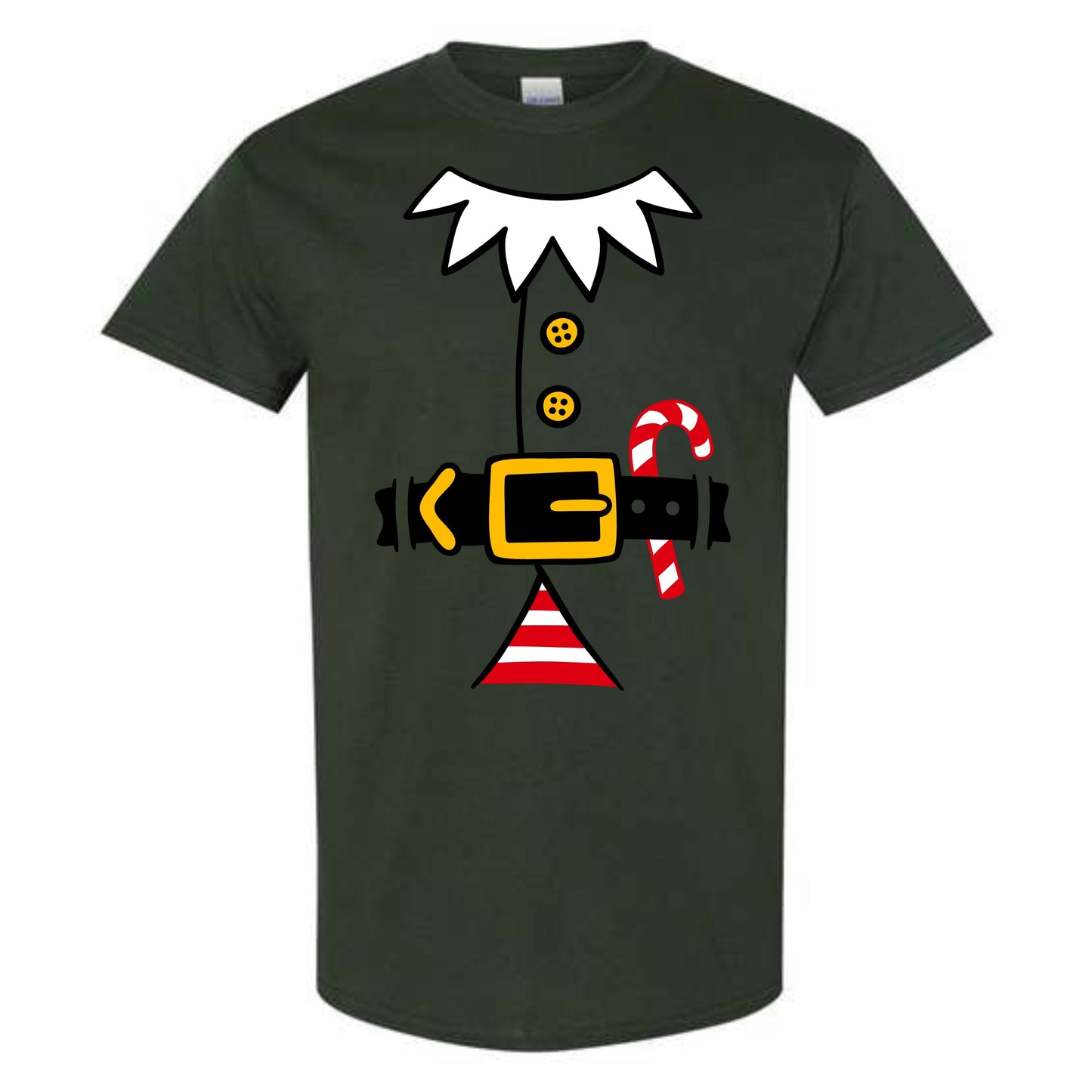 Christmas Red Elf Suit Costume T-Shirt