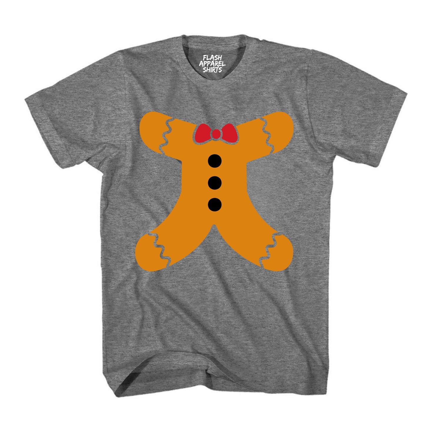 Christmas Gingerbread Man Body Holiday T-Shirt