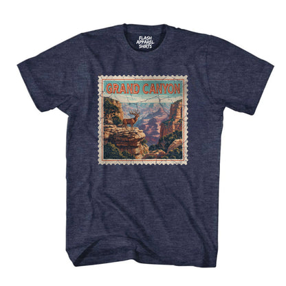 Grand Canyon National Park Arizona Souvenir Shirt Stamp TShirt USA Camping Hiking T-Shirt Outdoor Wildlife Nature Tee