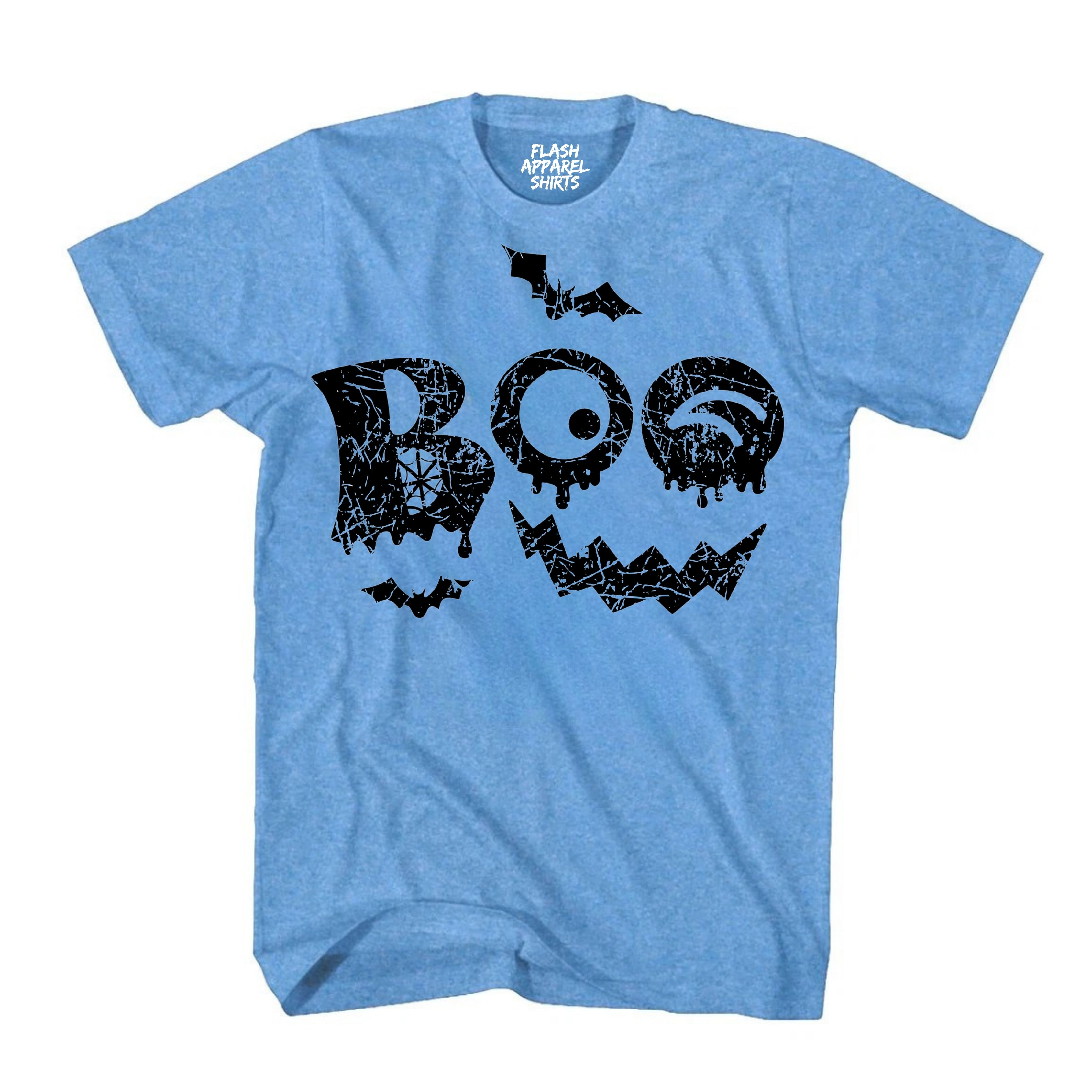 Halloween Shirt Vintage Boo Funny Tee Costume T-Shirt Gift Spooky Spiderweb Bats